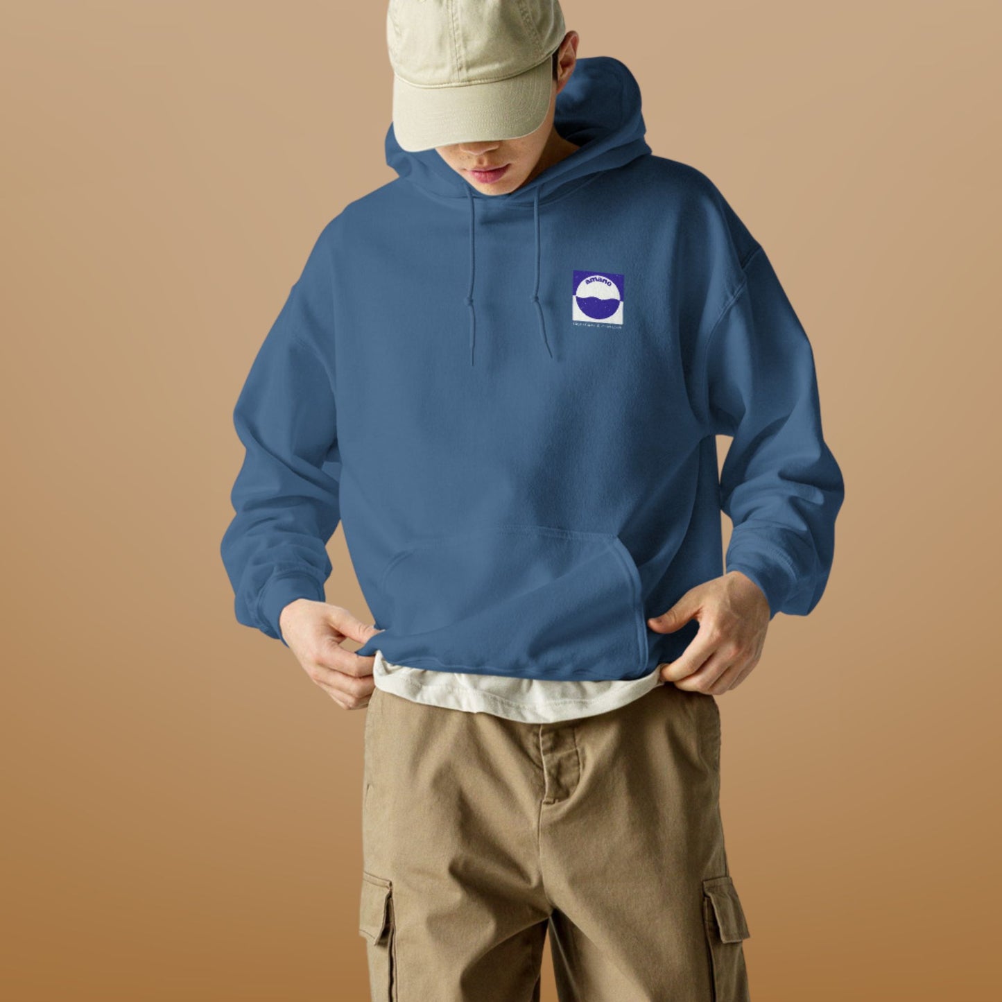 Sweat à capuche Arty Blue Homme