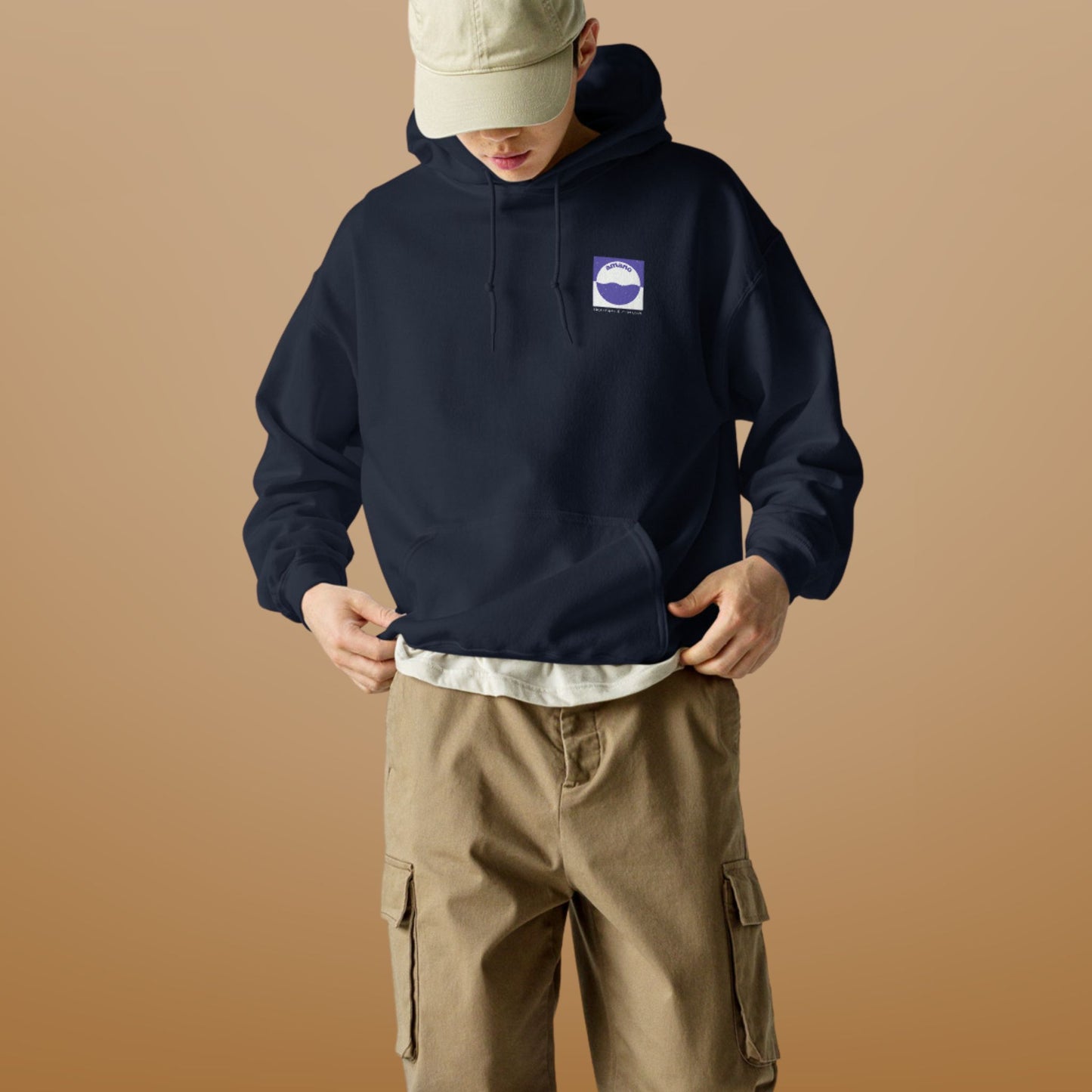 Sweat à capuche Arty Blue Homme