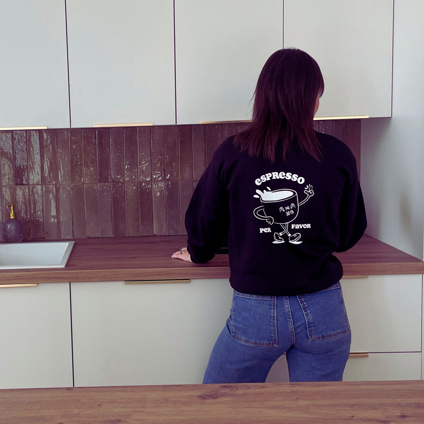 Pull Espresso Femme