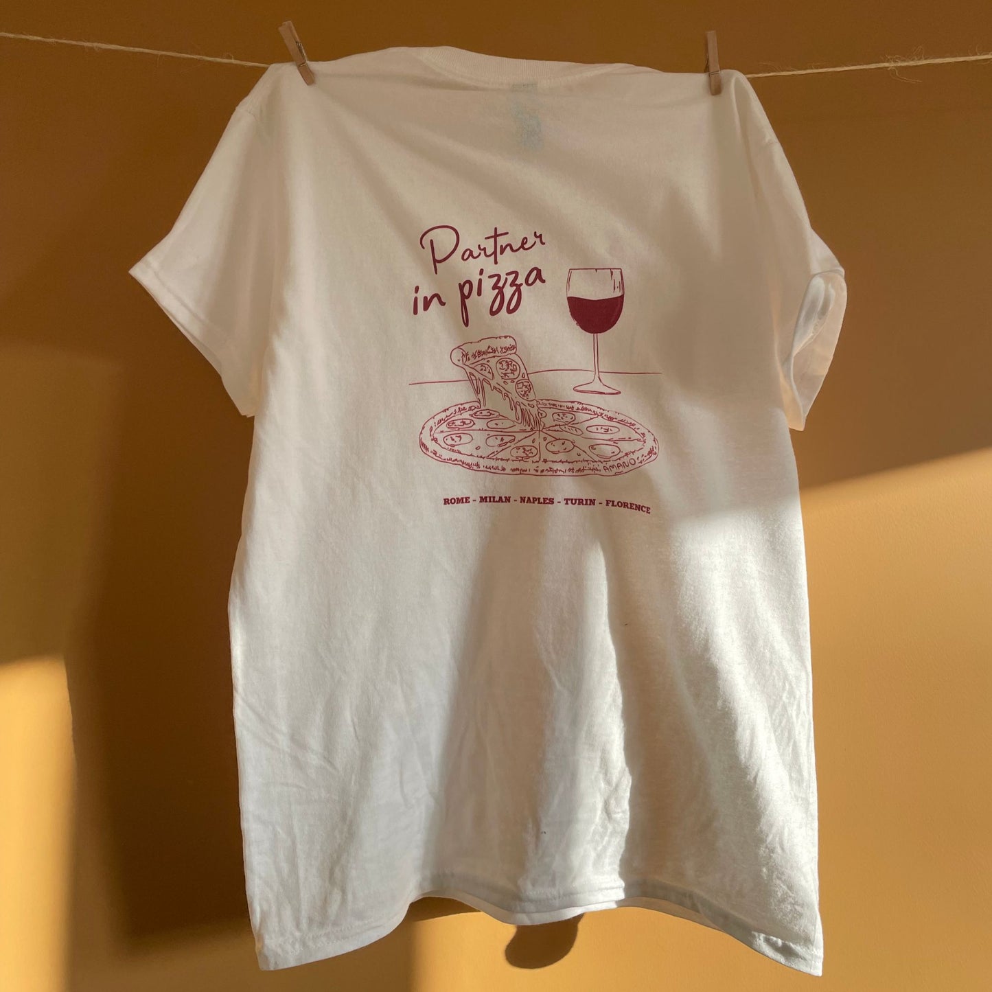 T-shirt Partner in Pizza Femme