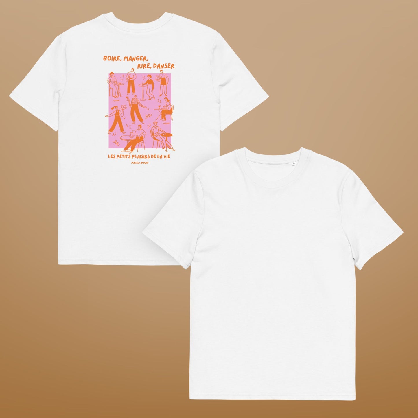 T-shirt "Boire, Manger, Rire, Danser"