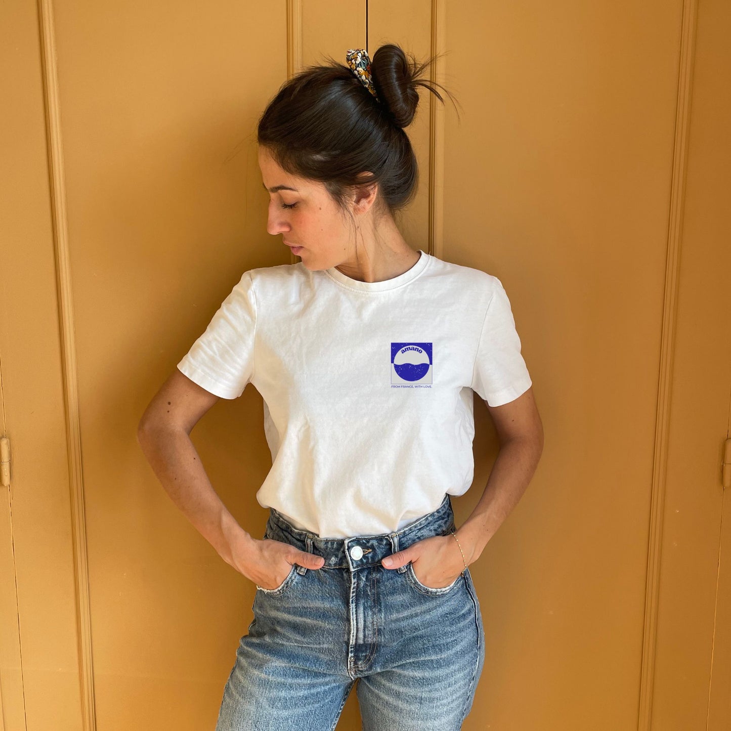 T-shirt Imprimé Arty Blue Femme