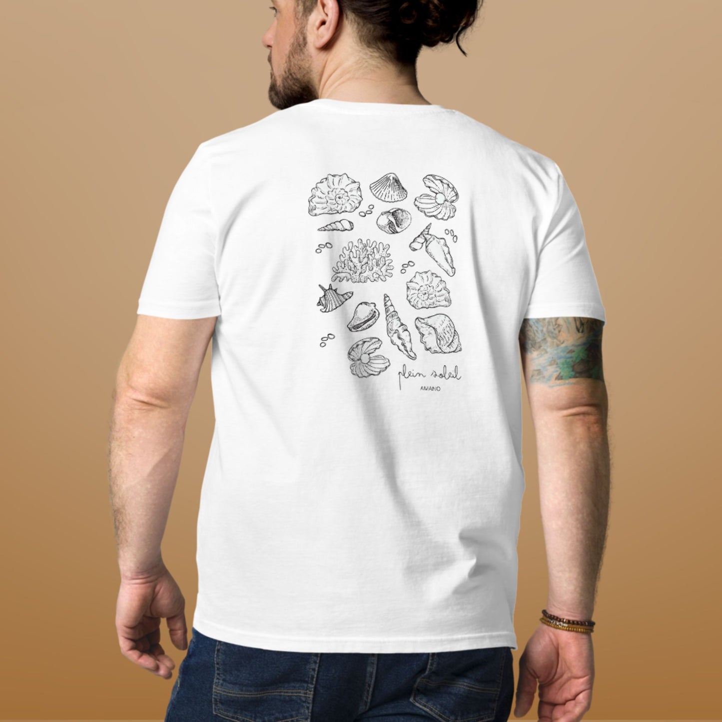 T-shirt en coton bio "Plein Soleil" – Homme