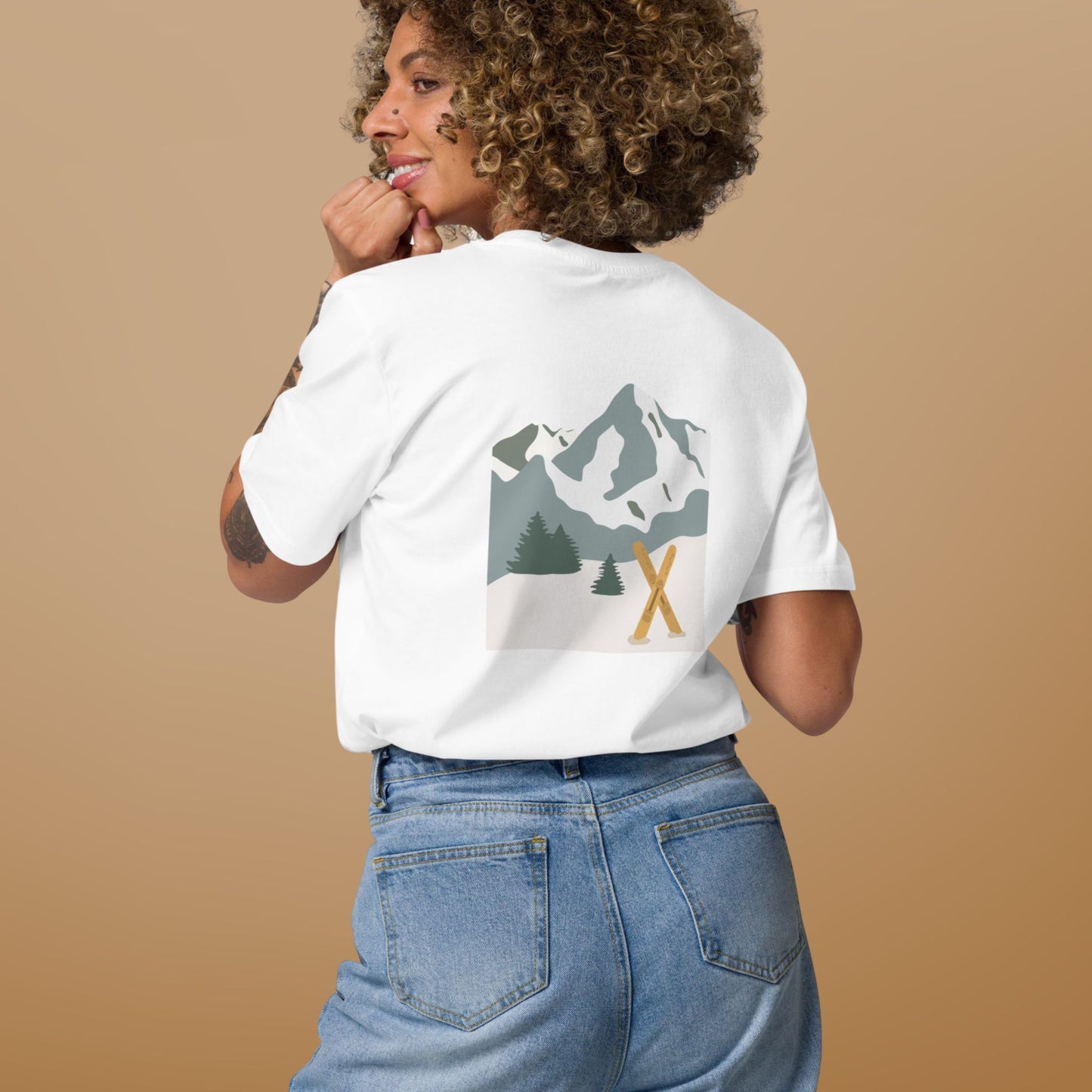 T-shirt City Break Montagne Femme