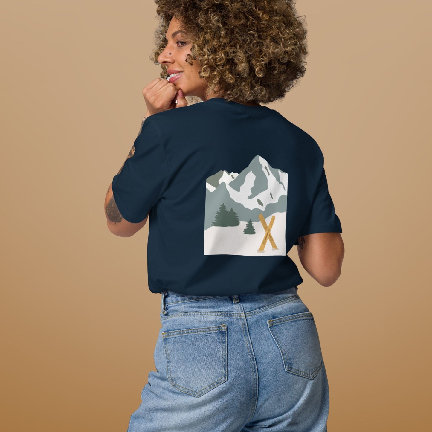T-shirt City Break Montagne Femme