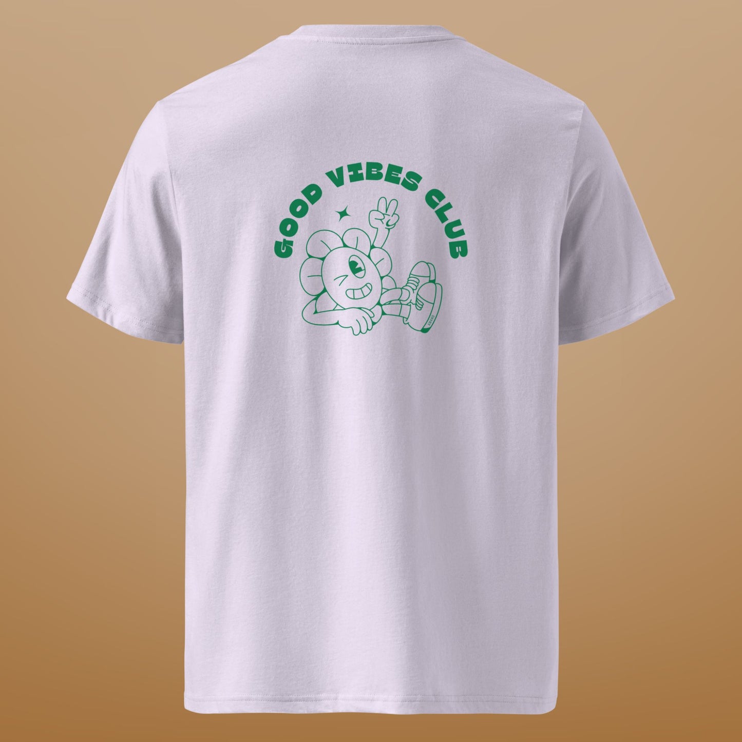 T-shirt en coton bio "Good Vibes Club"