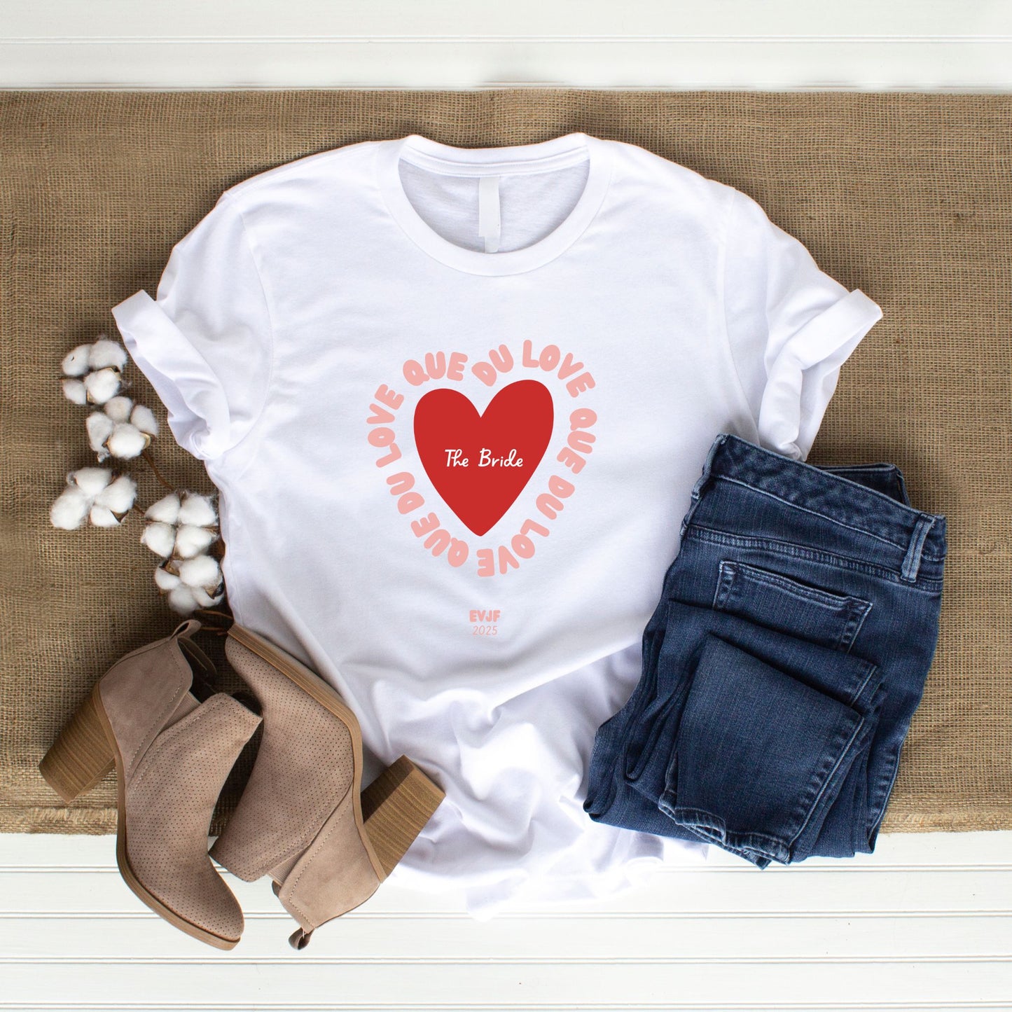 T-shirt EVJF - The Bride