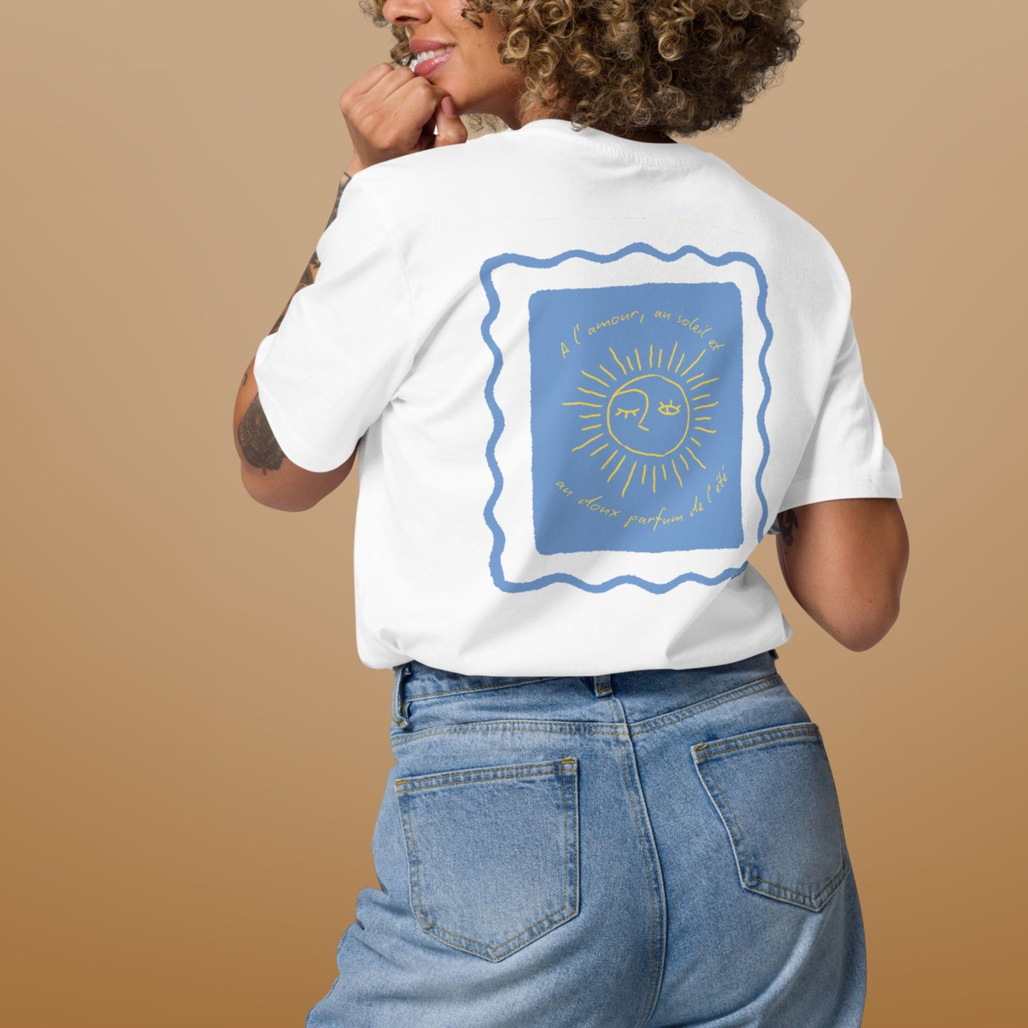 T-shirt "Parfum de l'été" - 100% coton bio