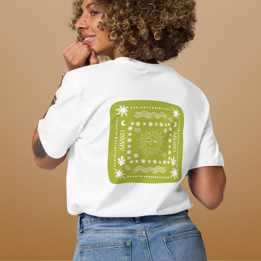 T-shirt Amano Sun - impression dos