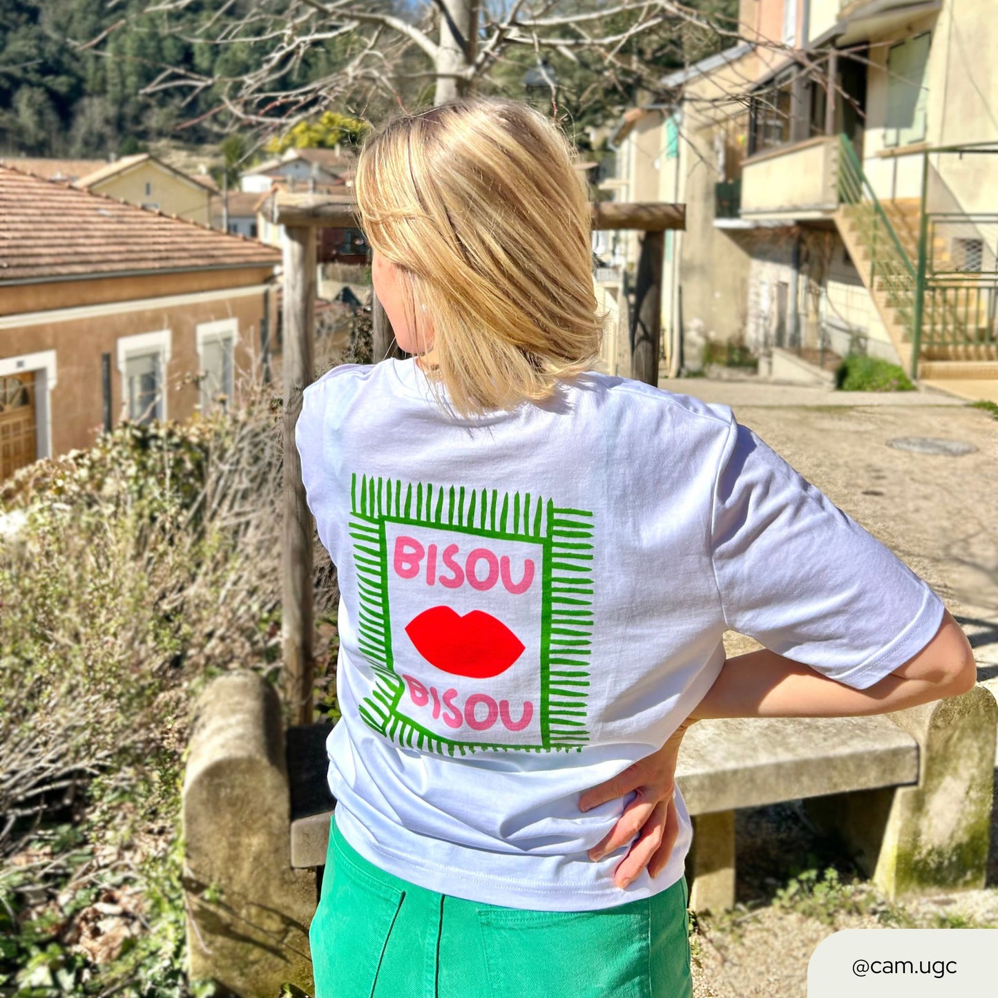 T-shirt Bisou Femme