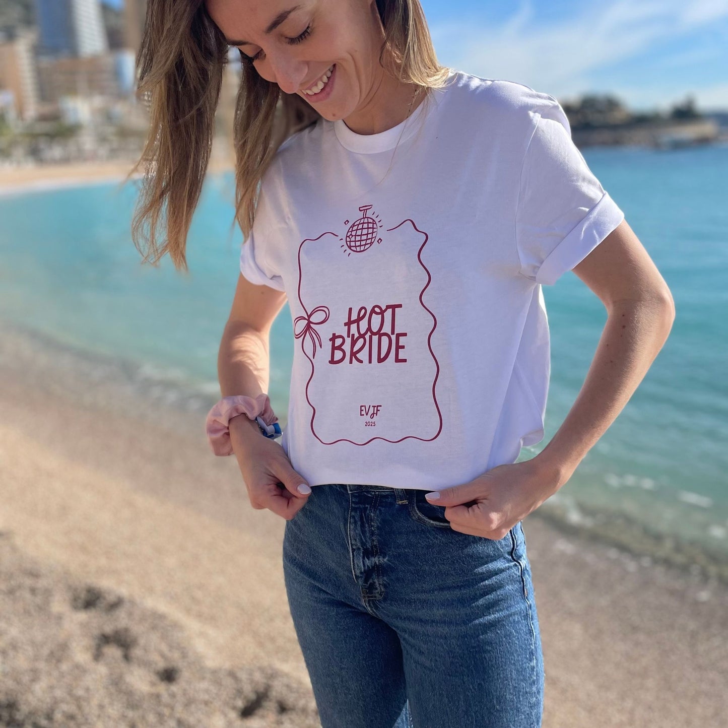 T-shirt EVJF - Hot Bride