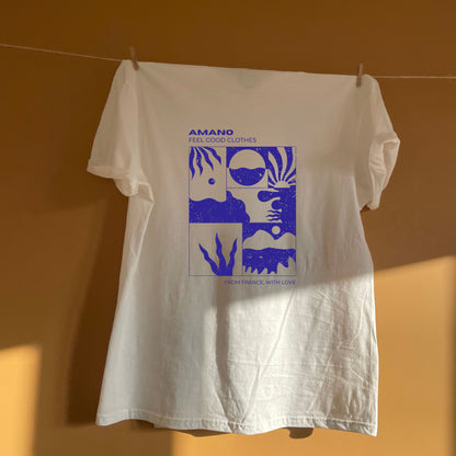T-shirt Arty Blue Femme