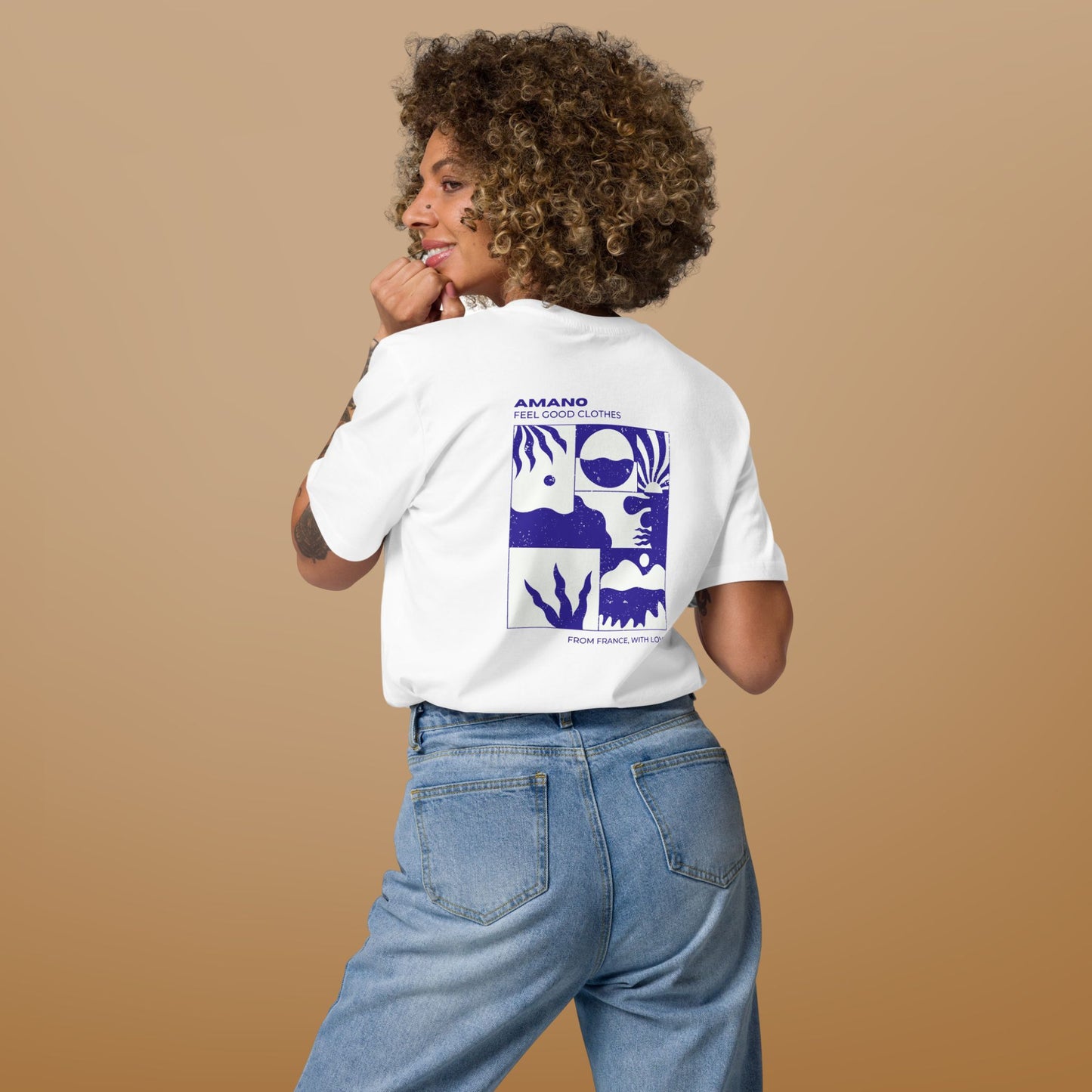 T-shirt Arty Blue Femme