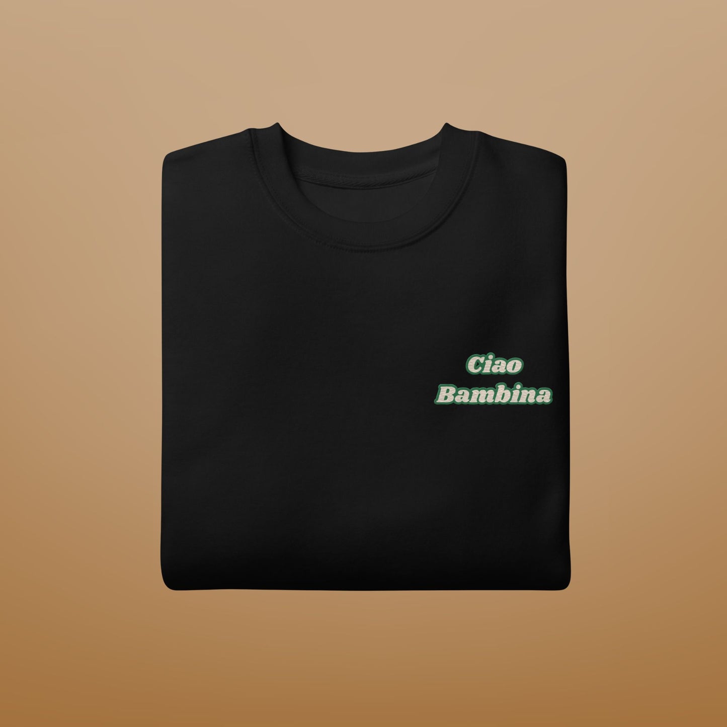 Pull Brodé Ciao Bambina Femme