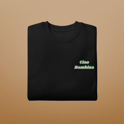 Pull Brodé Ciao Bambina Femme