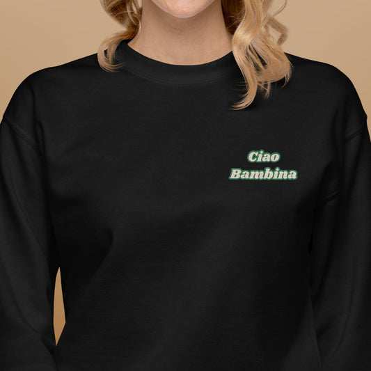 Pull Brodé Ciao Bambina Femme