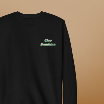 Pull Brodé Ciao Bambina Femme