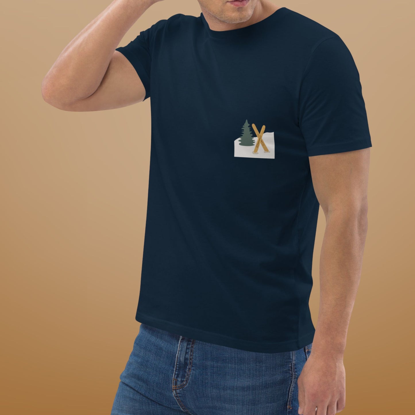 T-shirt Imprimé Montagne Homme