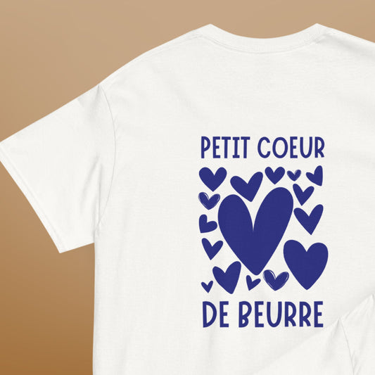 T-shirt Unisexe Petit Coeur de Beurre