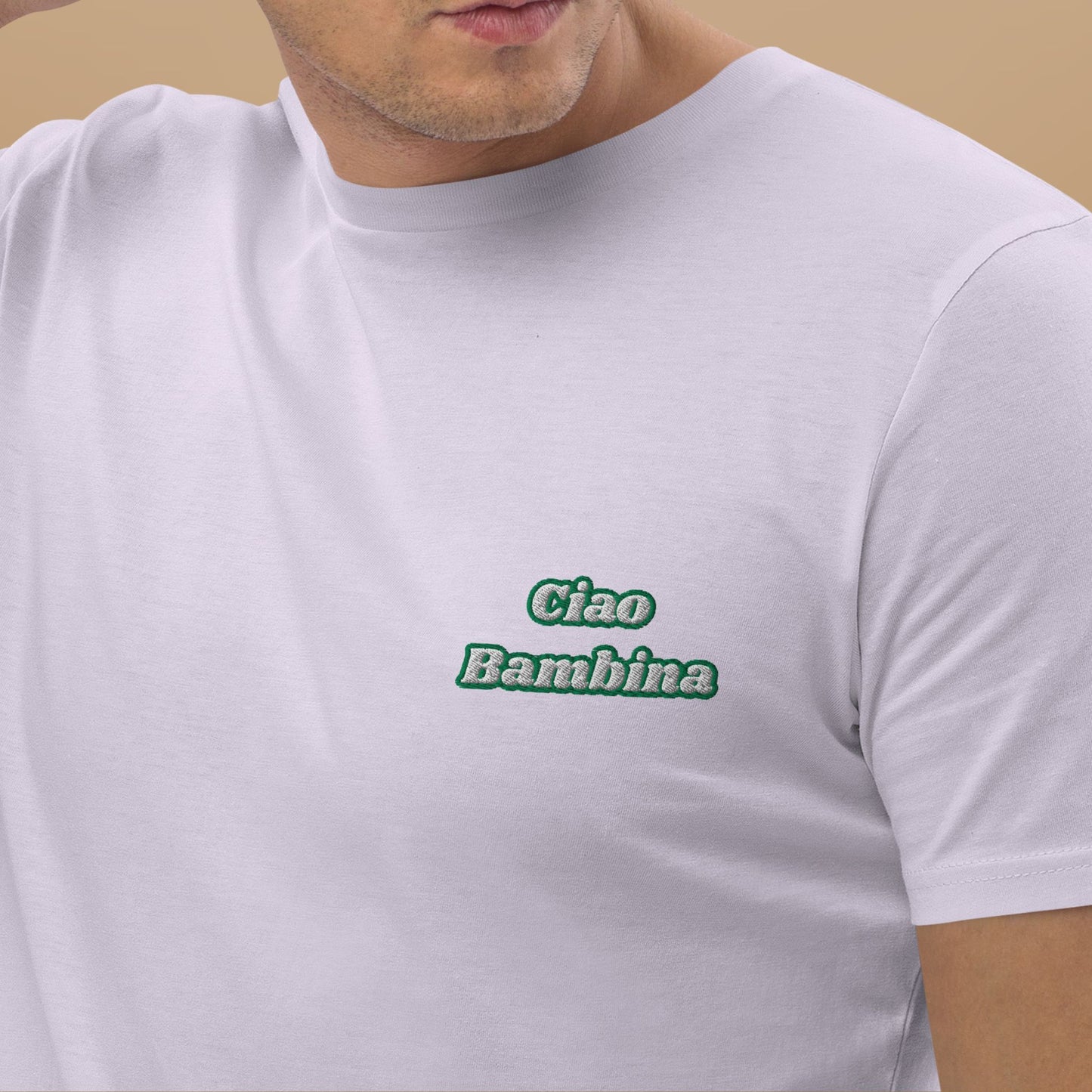 T-shirt Brodé Ciao Bambina Homme