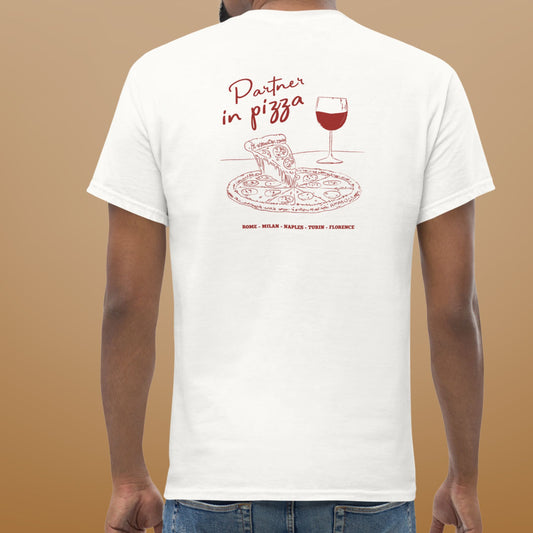 T-shirt Partner in Pizza Homme