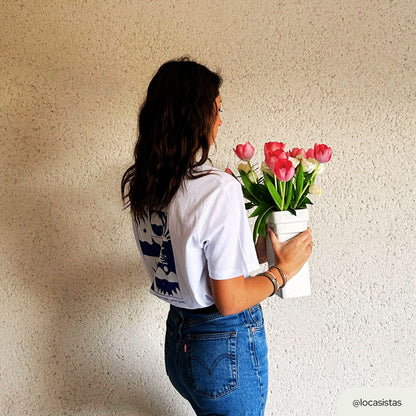 T-shirt Arty Blue Femme