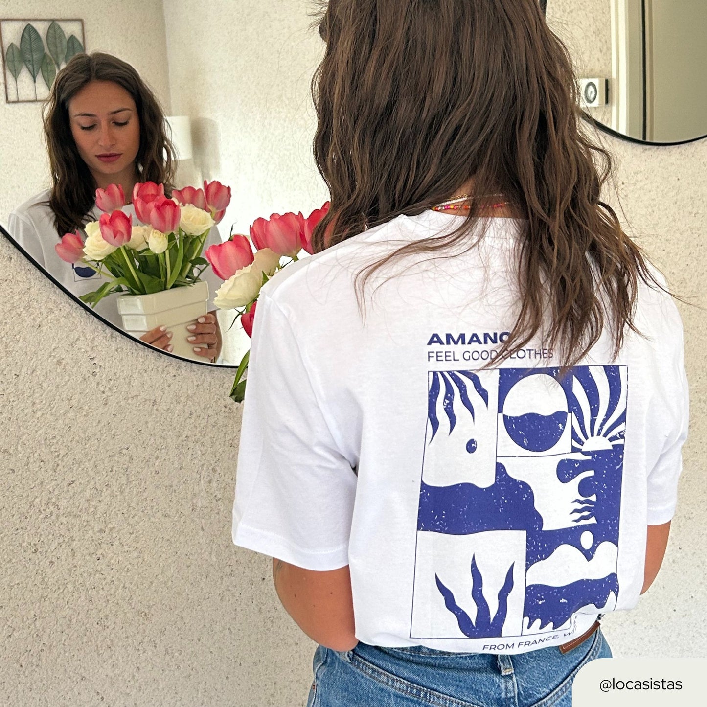 T-shirt Arty Blue Femme