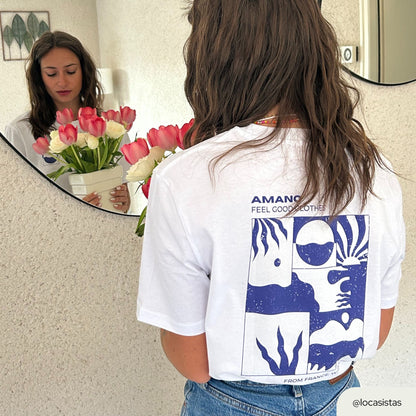 T-shirt Arty Blue Femme