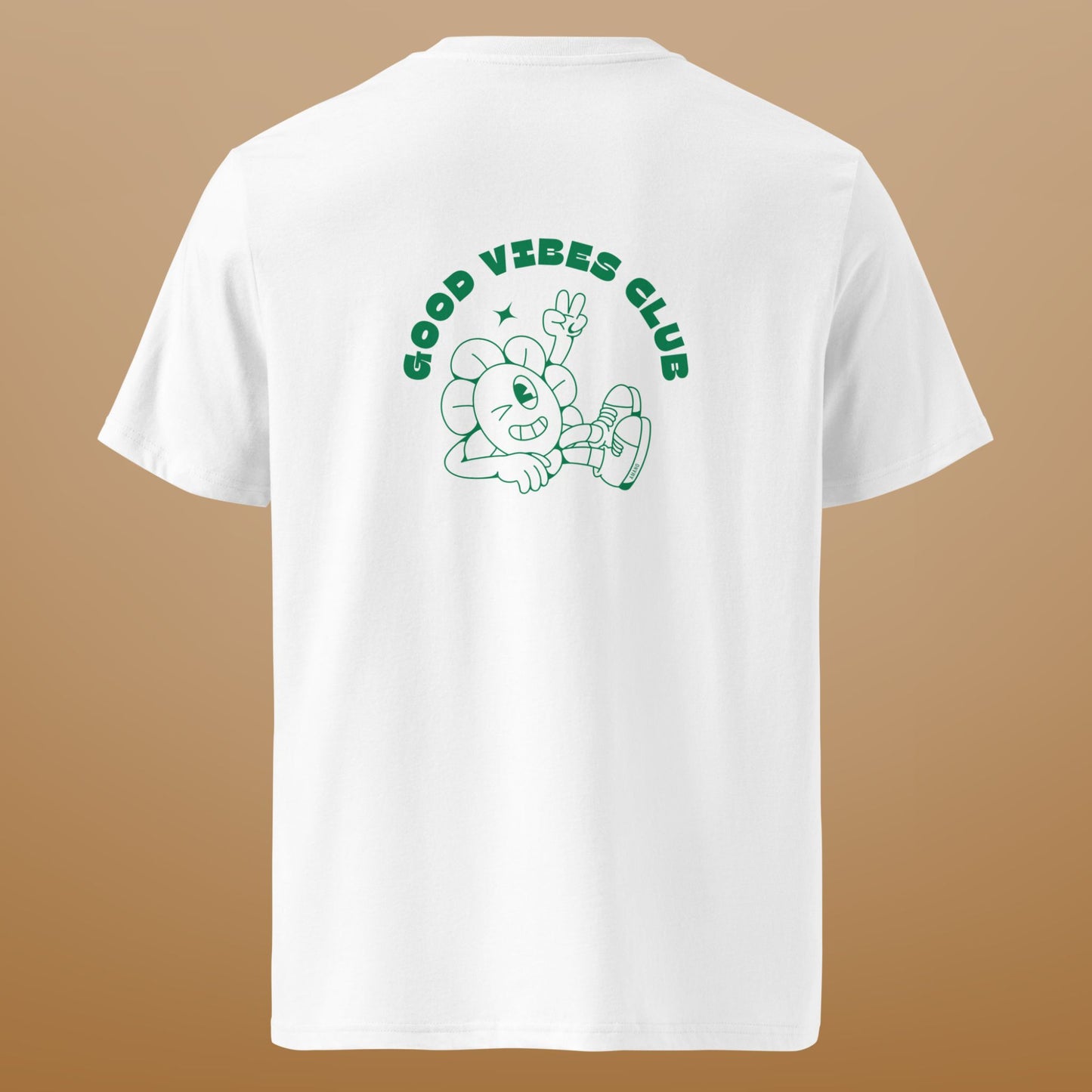 T-shirt en coton bio "Good Vibes Club"