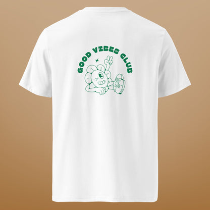 T-shirt en coton bio "Good Vibes Club"