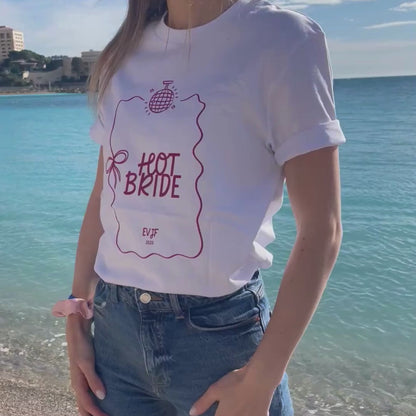 T-shirt EVJF - Hot Bride