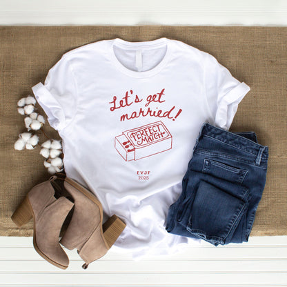 Tee shirt EVJF - Let's get married 🔥
