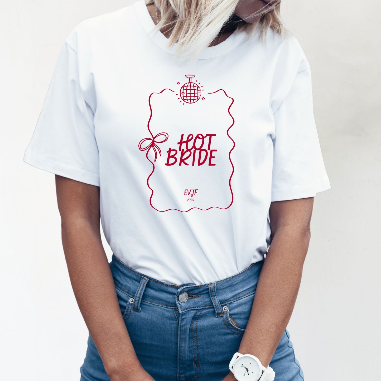 T-shirt EVJF - Hot Bride