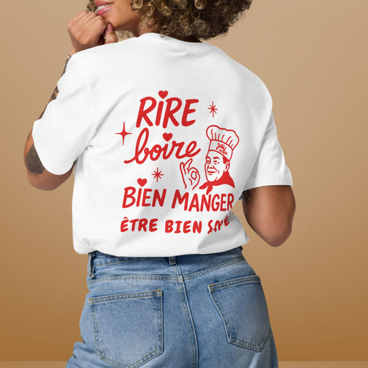 T-Shirt Rire, boire, bien manger