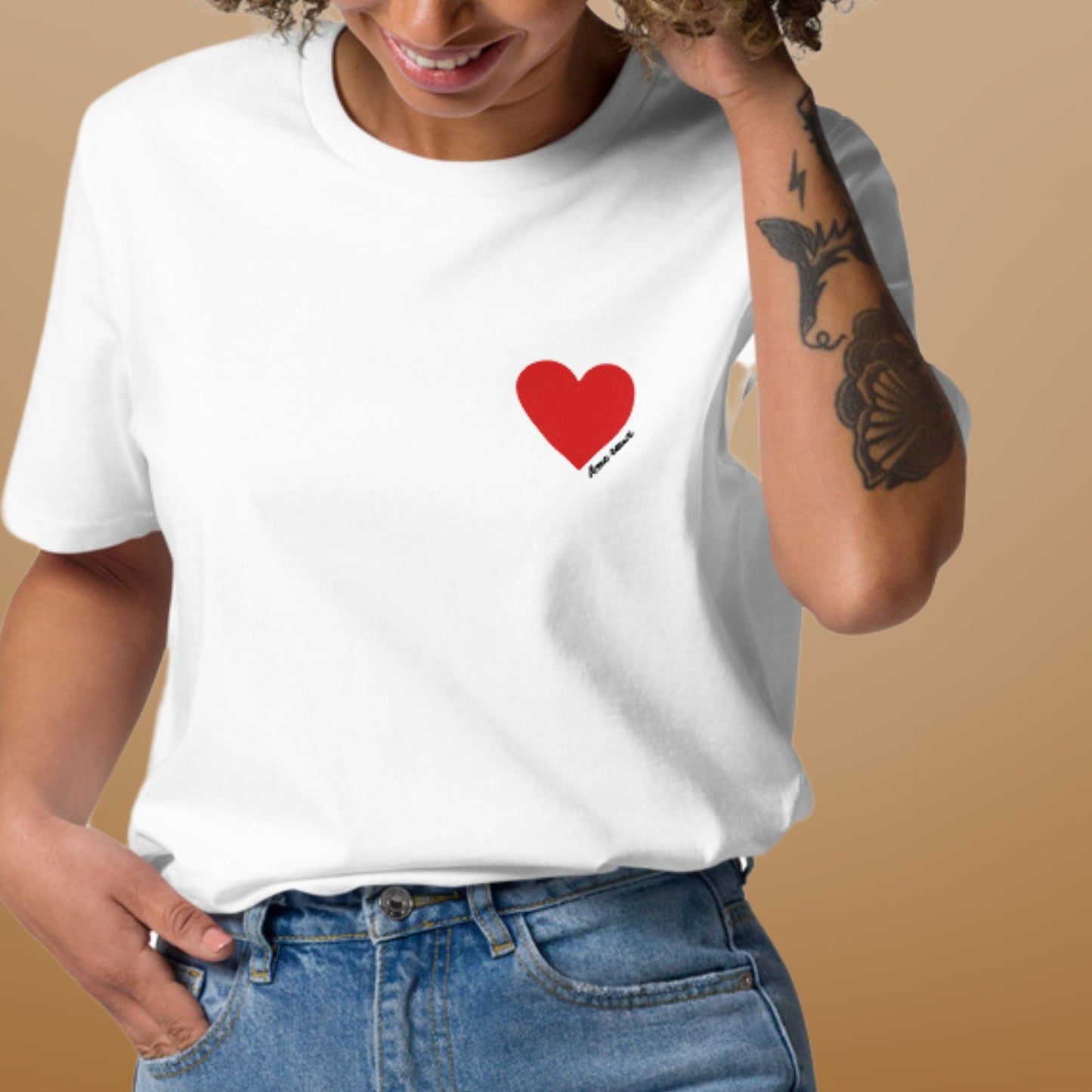 T-Shirt Imprimé "Amour Toujours"