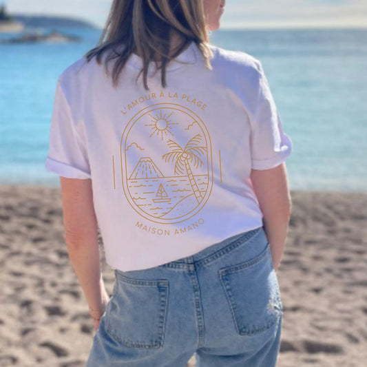 T-shirt "L'amour à la plage"