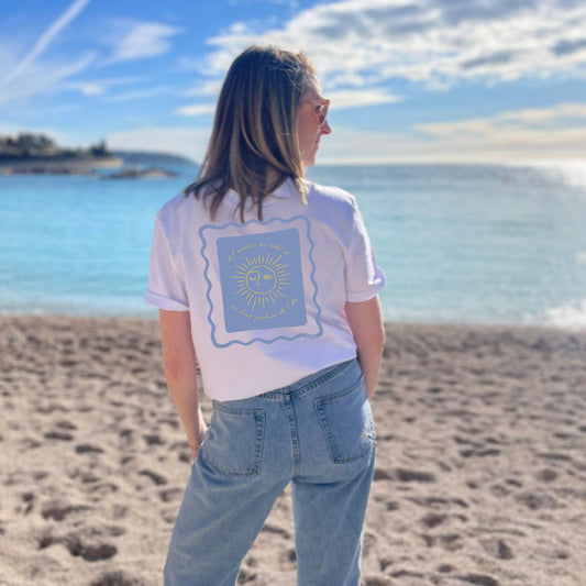 T-shirt "Parfum de l'été" - 100% coton bio